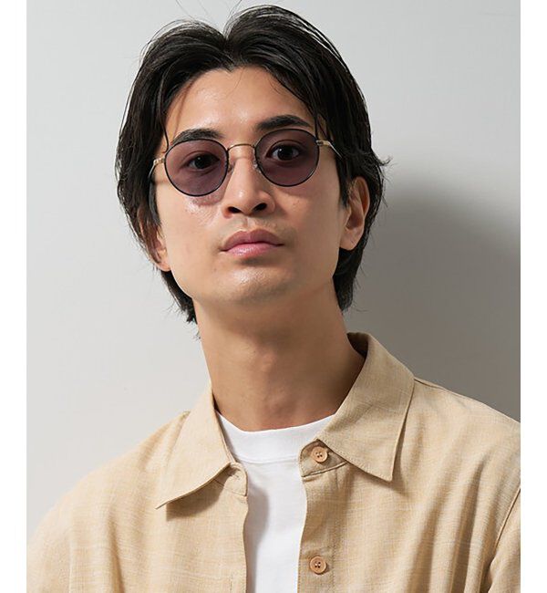  「Zoff｜UNITED ARROWS ボストン型 サングラス メタルフレーム【WEB限定】」|サングラス|