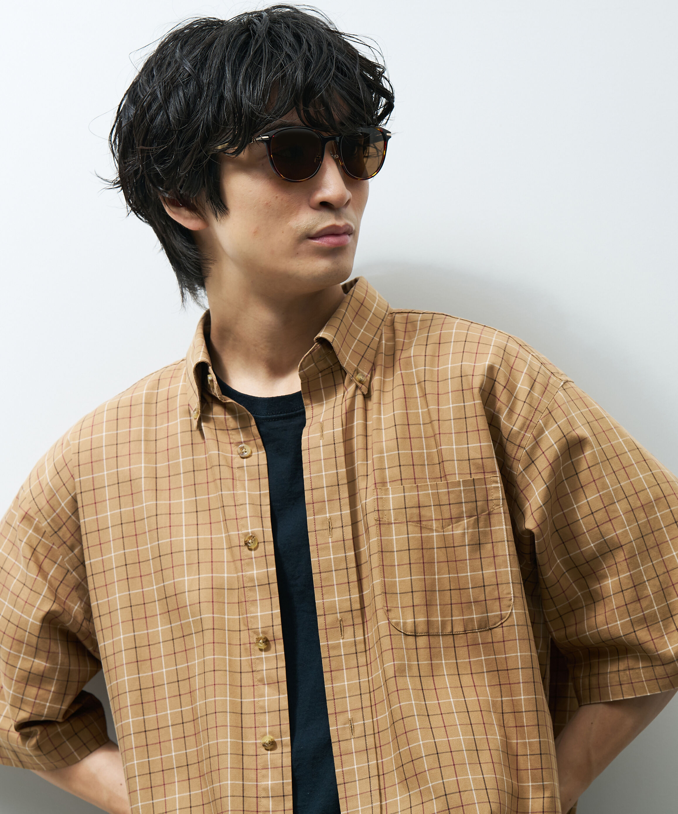  「SUNCUTGlasses/UV100%CUT ボストン型 サングラス | カラーレンズ｜紫外線対策 UVカット」|サングラス|