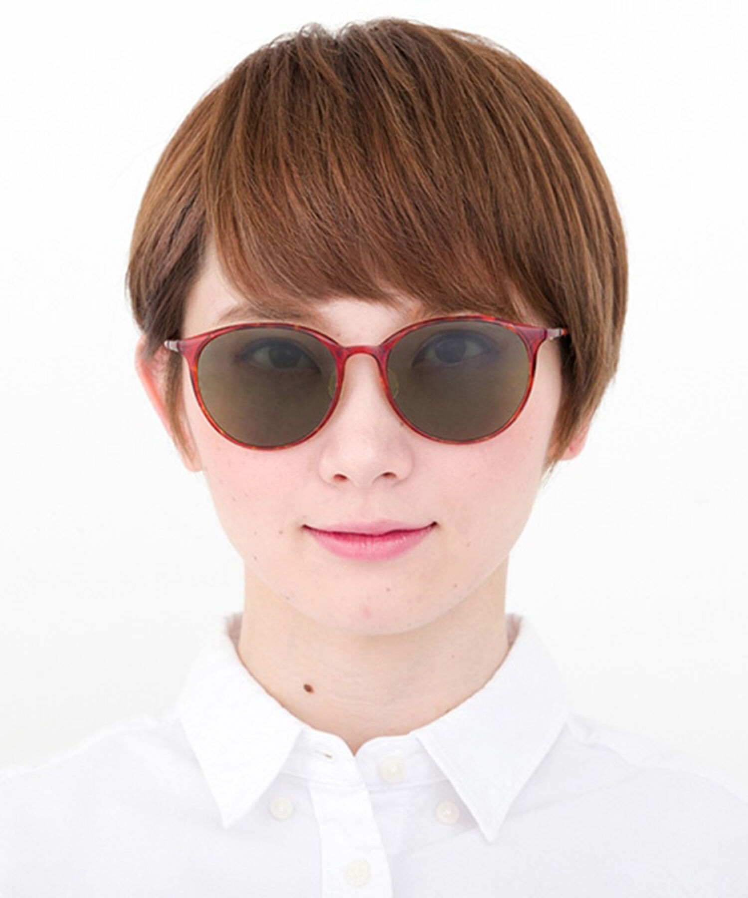  「SUNCUTGlasses/UV100%CUT ボストン型  軽量 ズレ落ち防止 サングラス｜Zoff SMART Skinny」|サングラス|