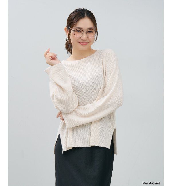  「Zoff｜mofusand ボストン型 メガネ | モフサンド [PREMIUMモデル] 伊達・度付き眼鏡  レンズ交換券付」|メガネ|