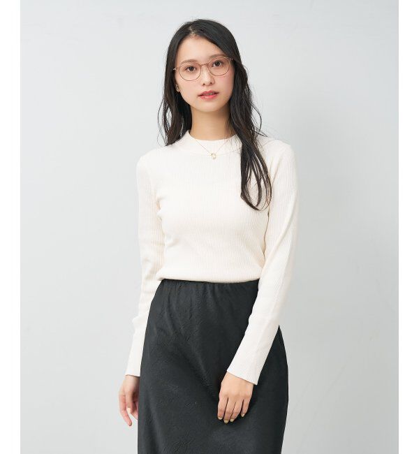  「MAQuillAGE(マキアージュ) コラボ｜ 血色感 メガネ | 中顔面短縮みえ メイク 大人可愛い レンズ交換券付」|メガネ|