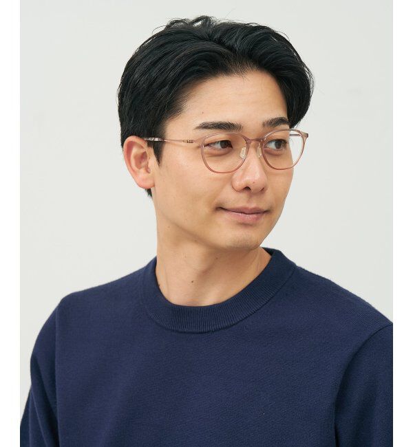  「MAQuillAGE(マキアージュ) コラボ｜ 血色感 メガネ | 中顔面短縮みえ メイク 大人可愛い レンズ交換券付」|メガネ|