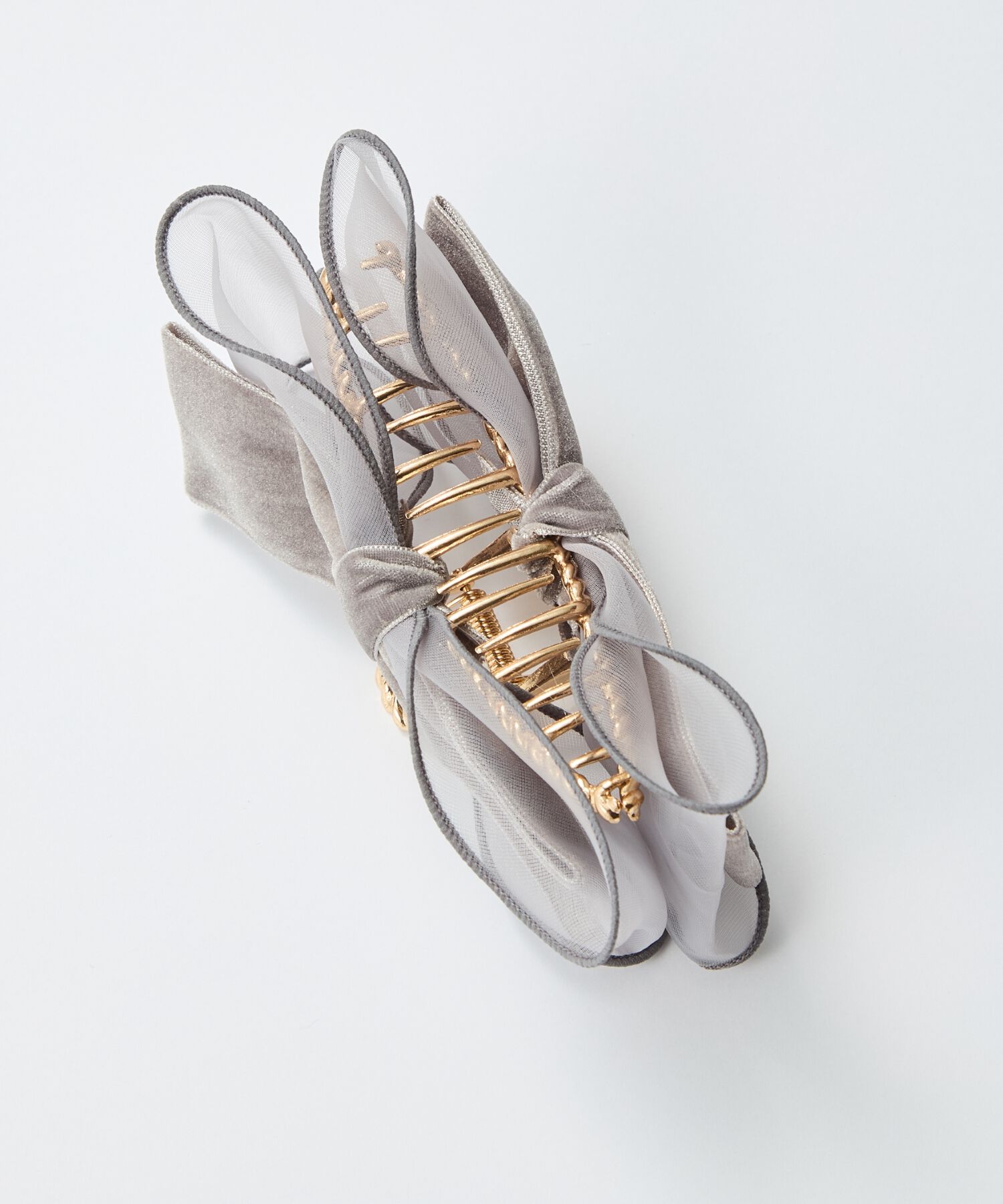 Phoebe「ボリュームベロアリボンバンスクリップ」|その他|