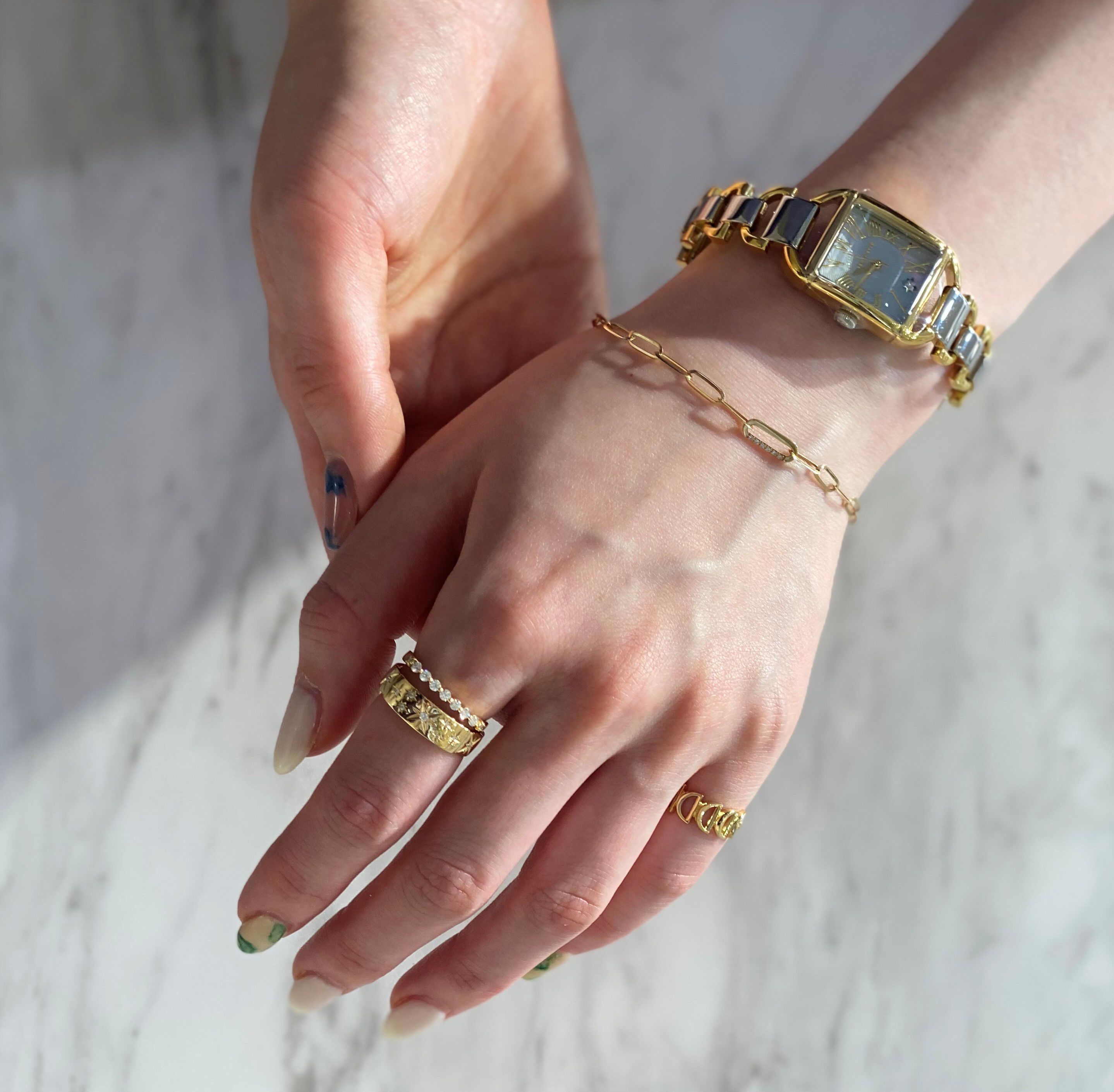 STAR JEWELRY「HALF MOON」|リング|