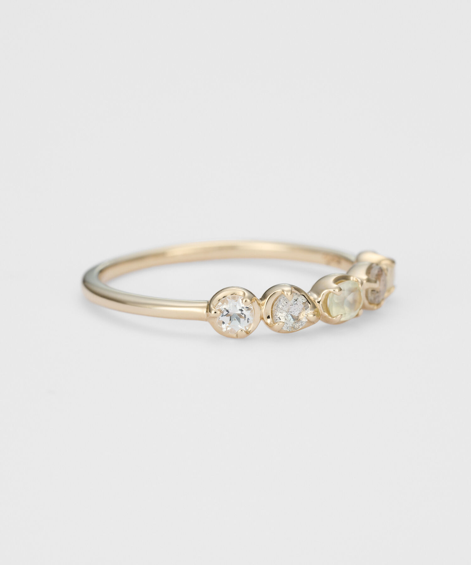 agete「K5マルチストーンリング」|リング|