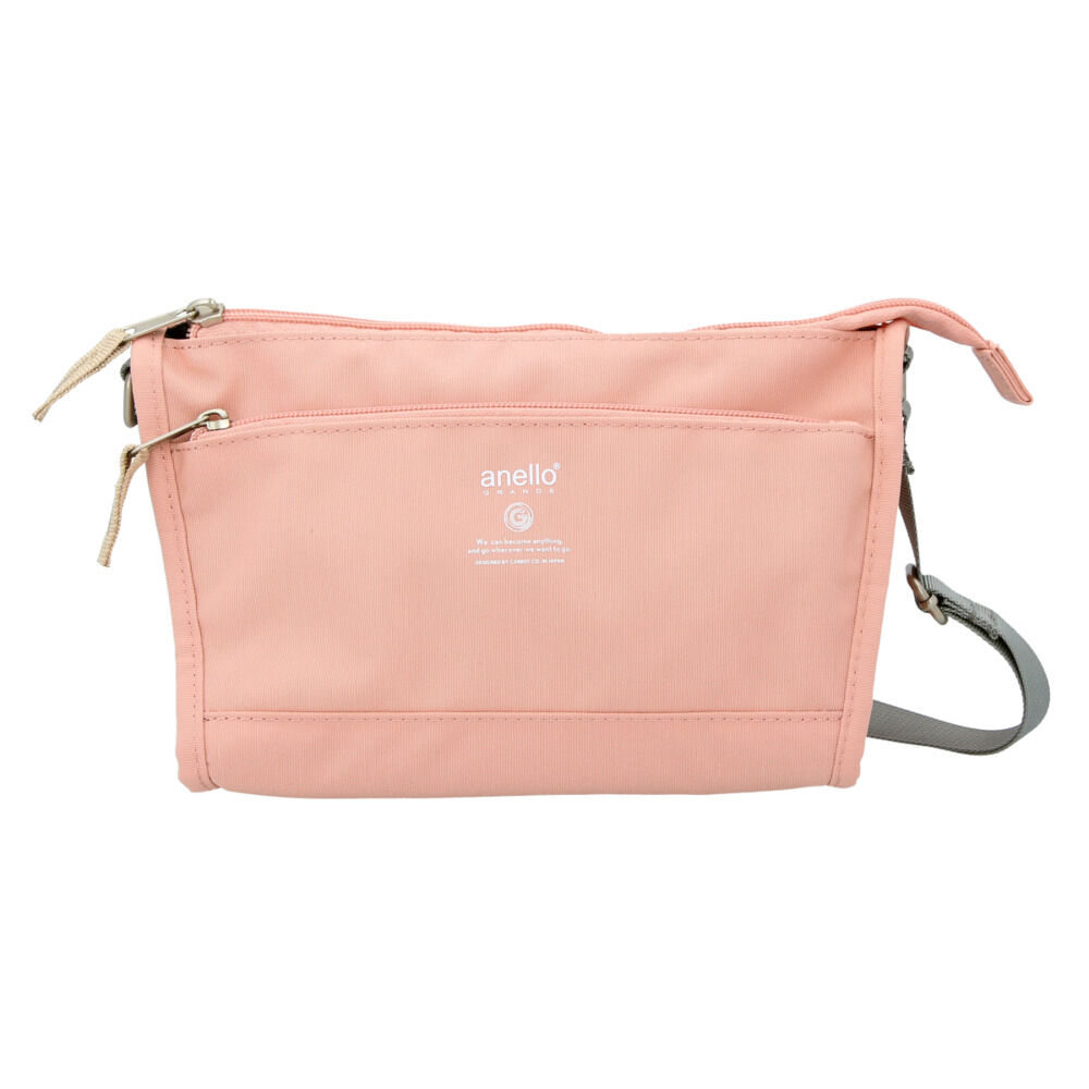anello「アネロ ショルダーバッグ 撥水 通販 anello GRANDE レディース メンズ 斜めがけ」|ショルダー・メッセンジャー|ピンク1