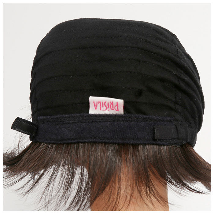 BACKYARD FAMILY「プリシラ ウィッグ 通販 ボブ 帽子 フルウィッグ 耐熱 黒髪 可愛い ミディアム 女性」|ヘアスタイリング|