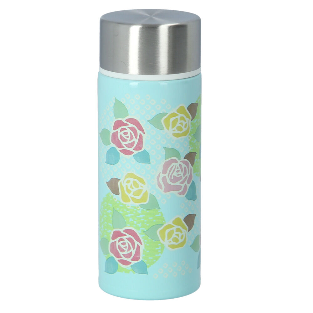 BACKYARD FAMILY「水筒 ミニ サイズ 120 通販 ミニ水筒 120ml マグボトル ステンレスボトル 直飲み」|食器・キッチングッズ|ブルー1