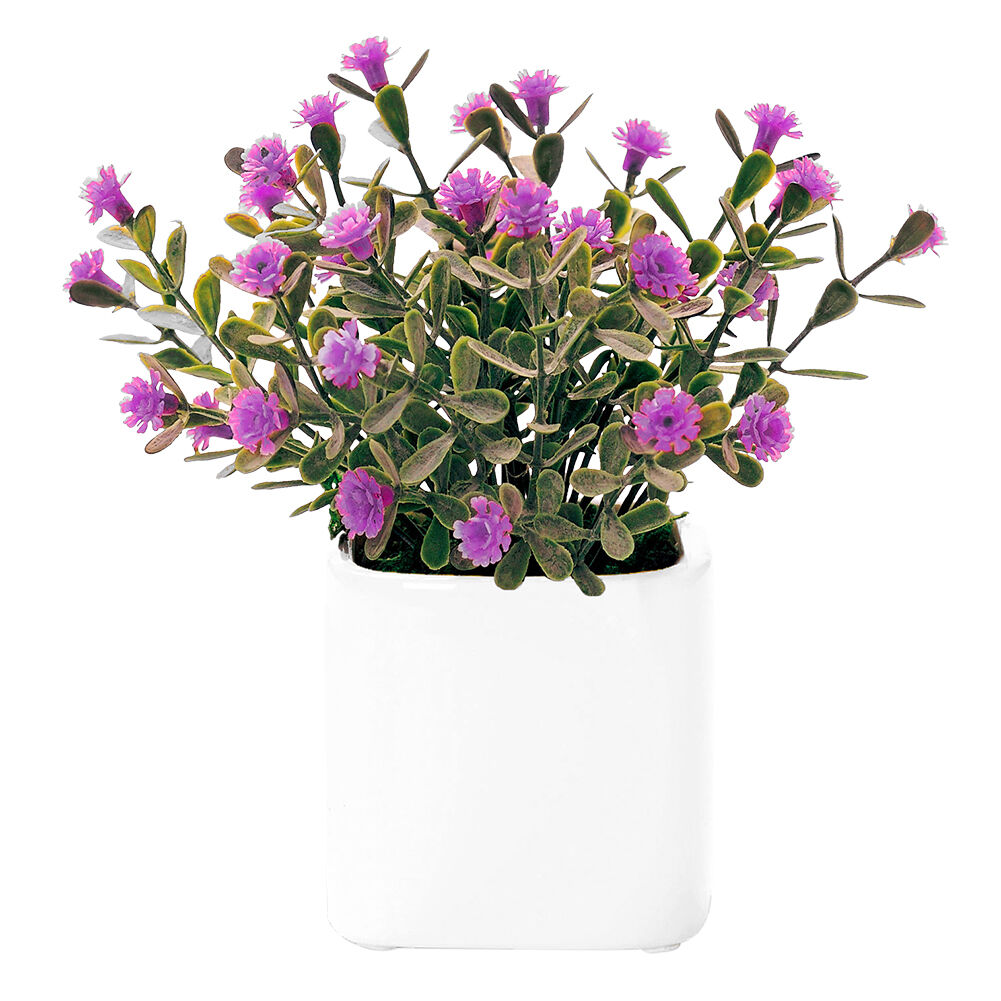 BACKYARD FAMILY「光触媒 観葉植物 通販 フェイクグリーン ミニ インテリアグリーン リアル 小さめ おしゃれ」|その他|パープル2