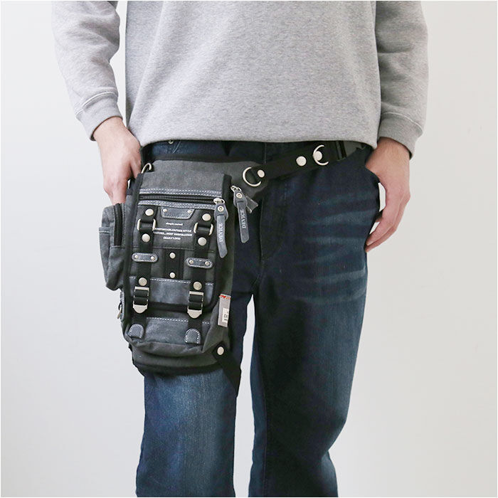 BACKYARD FAMILY「DEVICE バッグ DLH40055 通販 レッグバッグ バイク レッグポーチ ウエストバッグ」|ショルダー・メッセンジャー|