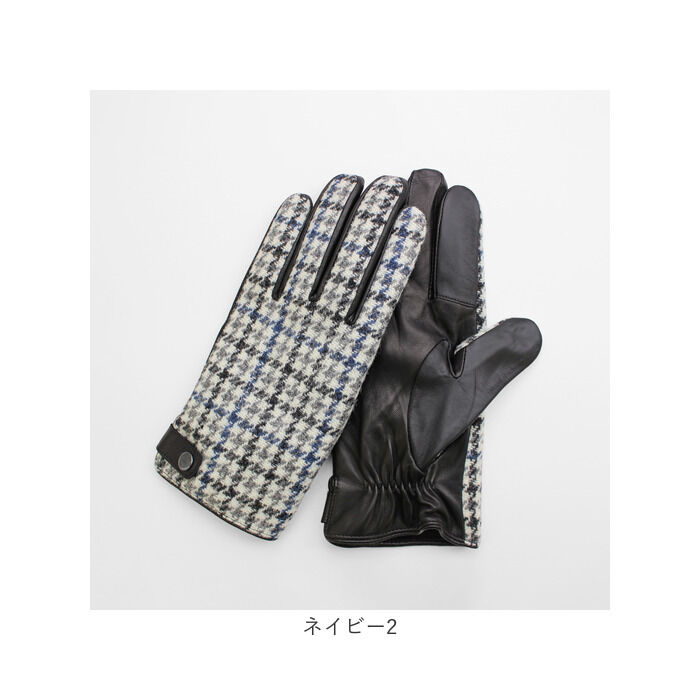 BACKYARD FAMILY「ハリスツイード 手袋 メンズ 通販 Harris Tweed グローブ スマートフォン対応」|手袋|