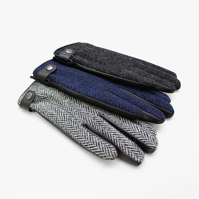 BACKYARD FAMILY「ハリスツイード 手袋 メンズ 通販 Harris Tweed グローブ スマートフォン対応」|手袋|