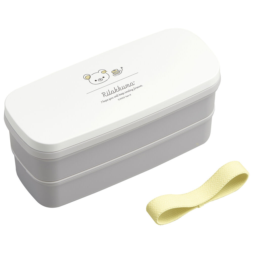 BACKYARD FAMILY「キャラクター ランチボックス 640ml 2段 通販 弁当箱 お弁当箱 ランチ 二段 ベルト付き」|食器・キッチングッズ|ホワイト3