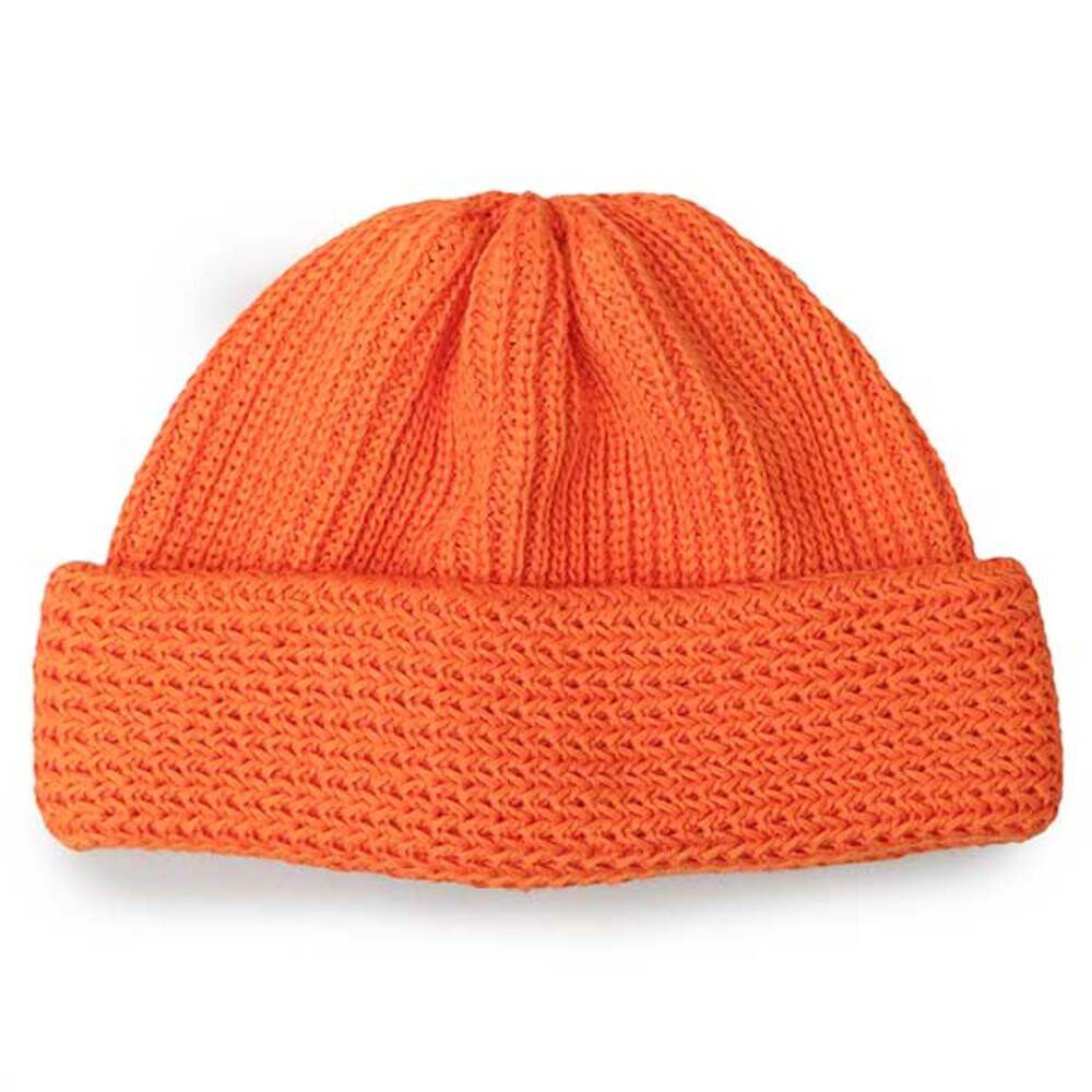 BACKYARD FAMILY「ニット帽 メンズ 通販 日本製 Mr.COVER ミスターカバー 帽子 ぼうし ワッチキャップ」|ニット帽|オレンジ1