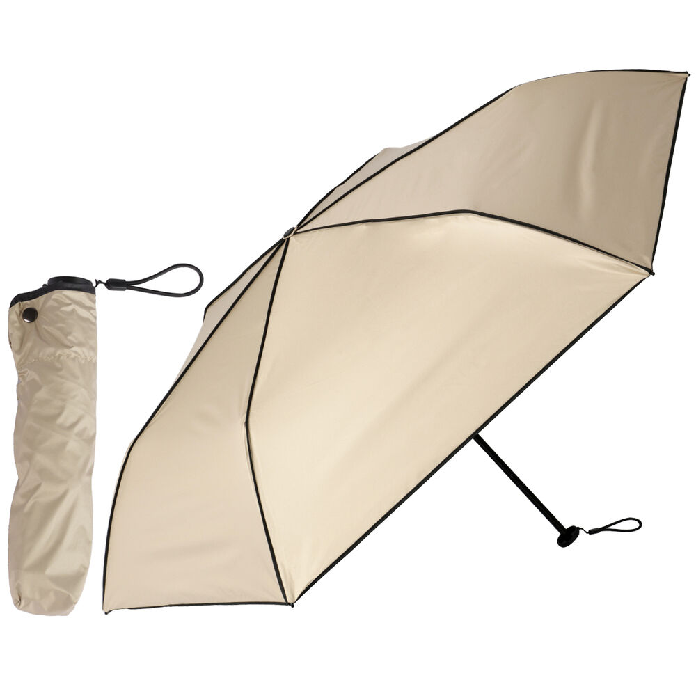 BACKYARD FAMILY「KIZAWA 日傘 UVカット 100 通販 超軽量カーボン傘 折りたたみ日傘 折り畳み日傘」|傘|ベージュ1