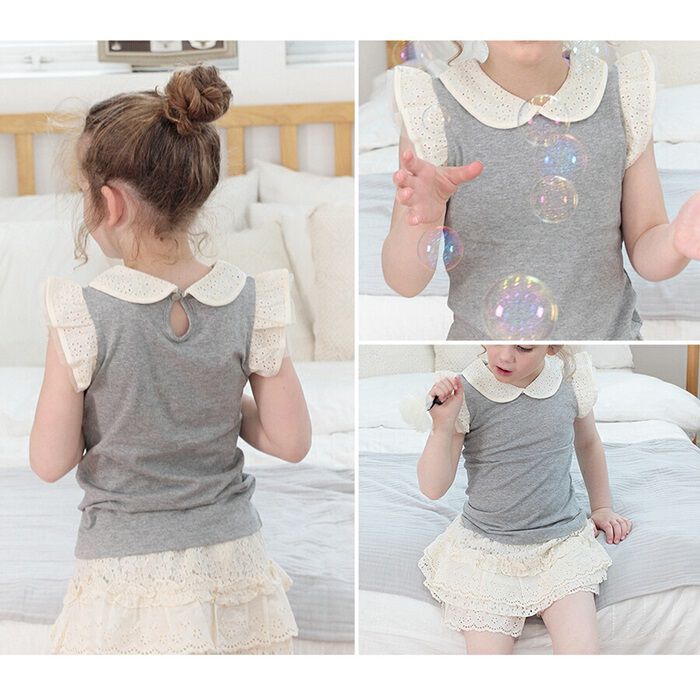 BACKYARD FAMILY「キッズ ノースリーブ 女の子 通販 タンクトップ 10001822 夏服 袖なし フリル 綿100」|その他|