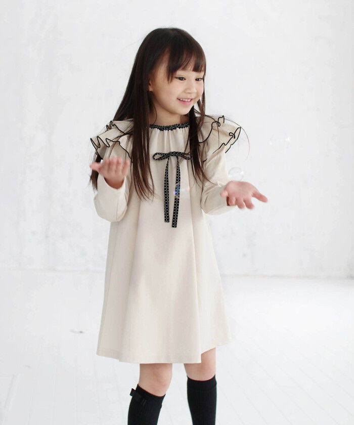 BACKYARD FAMILY「キッズ ワンピース 女の子 長袖 通販 キッズワンピース 42122102 長袖ワンピース 冬」|その他|