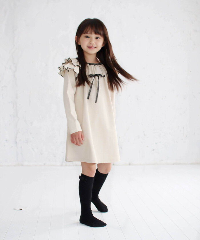 BACKYARD FAMILY「キッズ ワンピース 女の子 長袖 通販 キッズワンピース 42122102 長袖ワンピース 冬」|その他|