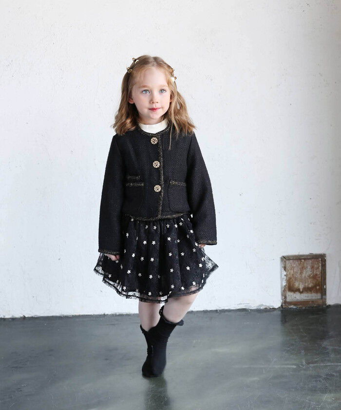 BACKYARD FAMILY「キッズ ジャケット 女の子 フォーマル 通販 ツイードジャケット 61012302」|その他|