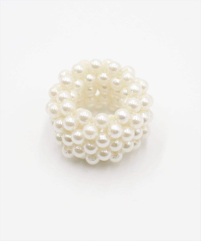 BACKYARD FAMILY「Rora ヘアゴム キッズ 通販 シオリパールヘアゴム 髪ゴム 髪飾り 髪留め パール 女の子」|その他|