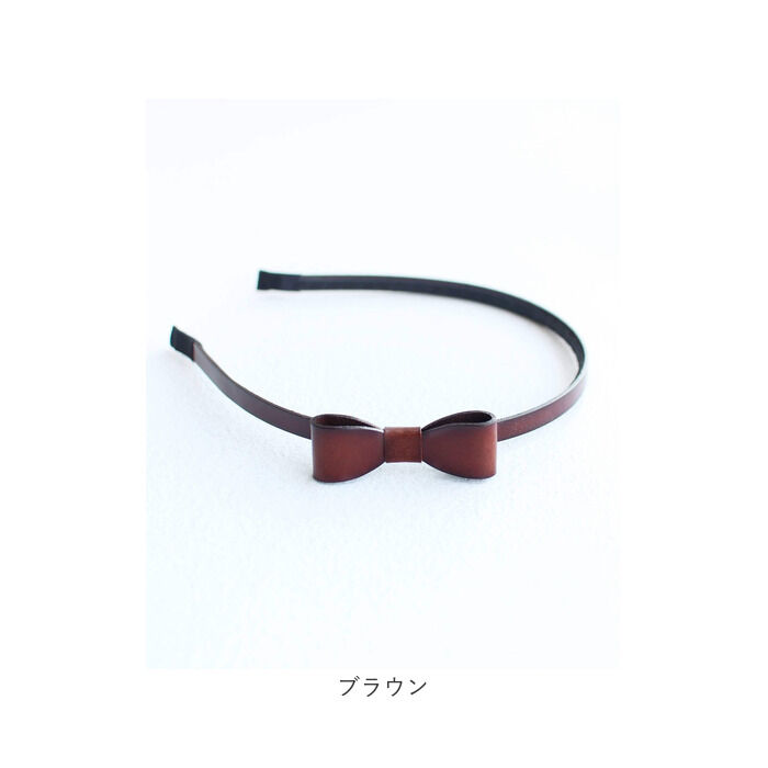 BACKYARD FAMILY「カチューシャ レザー リボン キッズ 通販 ヘッドドレス 髪飾り 女の子 子供 子ども こども」|その他|