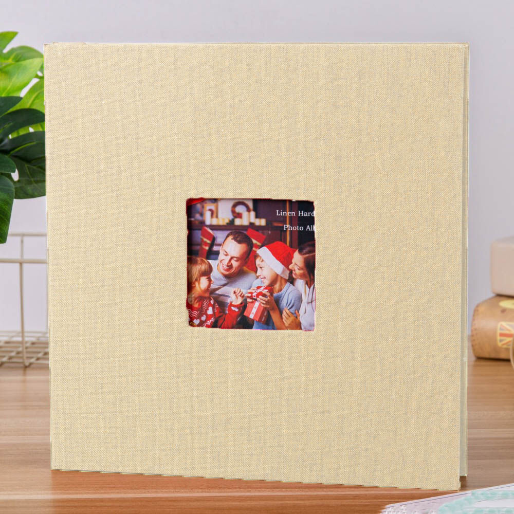BACKYARD FAMILY「フォトアルバム 貼るタイプ 大容量 粘着タイプ 貼り付け式 楽天 写真 アルバム 手作り 貼る」|その他|ベージュ1