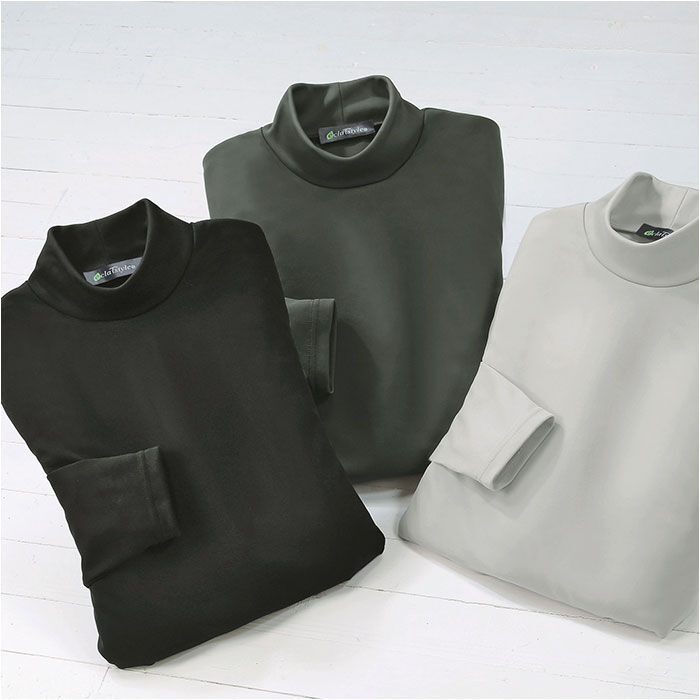 BACKYARD FAMILY「プルオーバー ハイネック レディース 通販 日本製 カットソー tシャツ Tシャツ 長袖 トップス」|Tシャツ・カットソー|