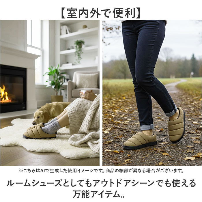 BACKYARD FAMILY「モックシューズ レディース 通販 スリッポン 裏起毛 サンダル 秋冬 ルームシューズ」|サンダル|