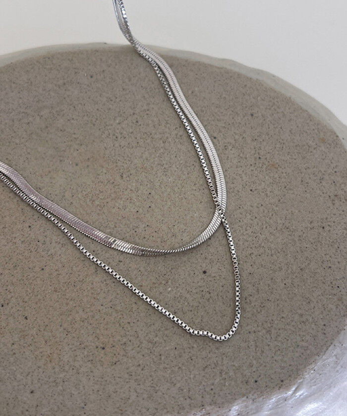 BACKYARD FAMILY「ネックレス レディース シンプル 通販 ペンダント 首飾り ジュエリー アクセサリー 二重 ダブル」|その他|