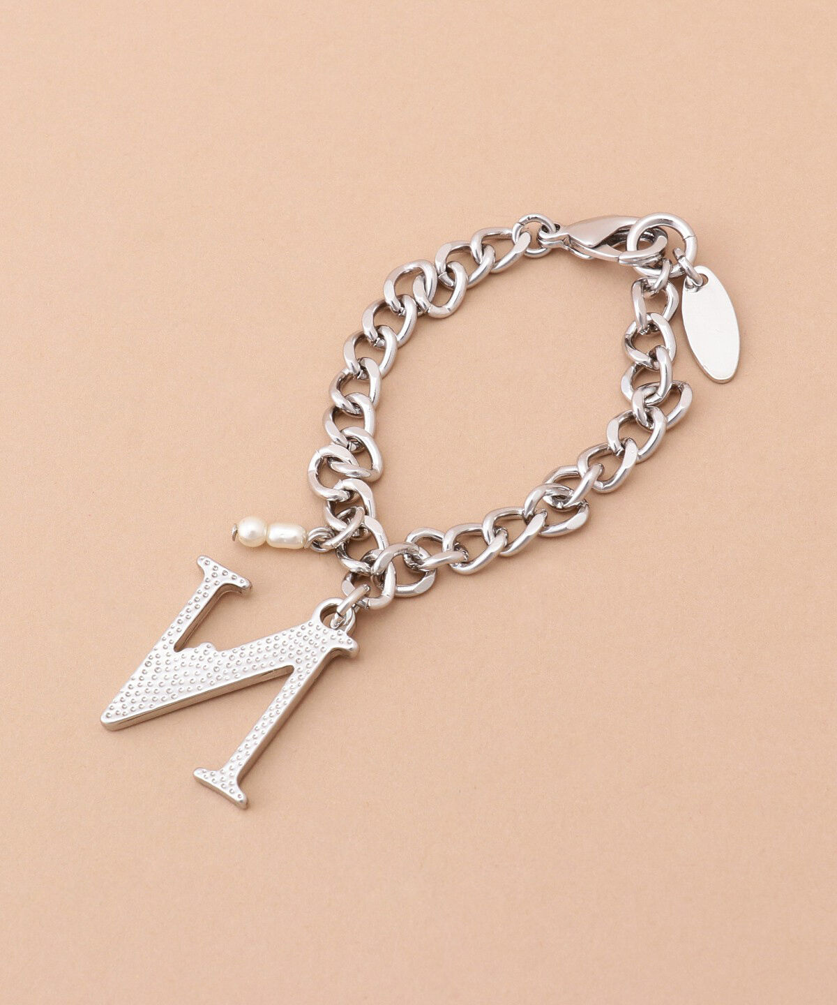 Samantha Thavasa「シルバーイニシャルバッグチャーム N」|チャーム・キーホルダー|