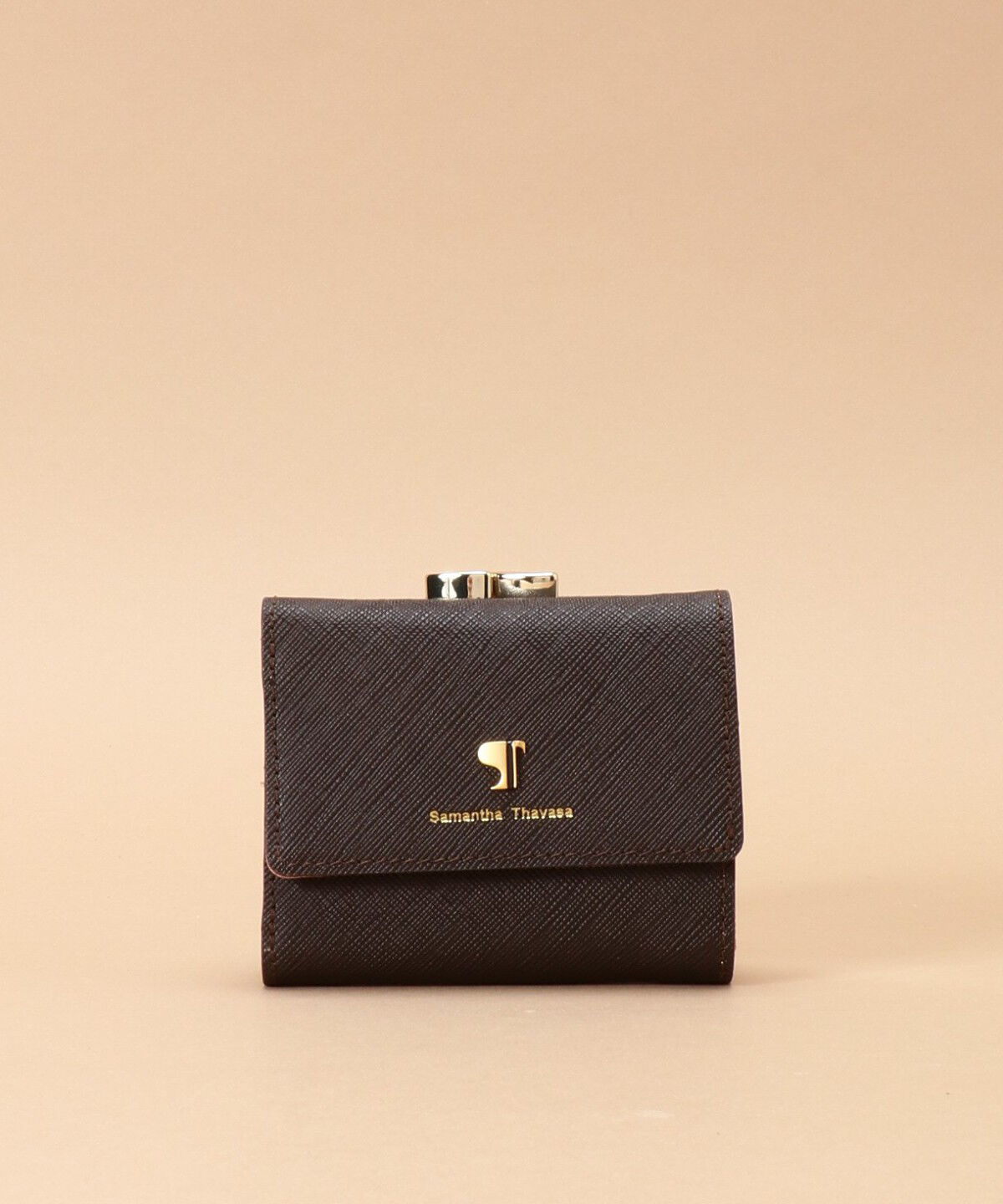 Samantha Thavasa「Pomme d'espoir ポムディスポワール バイカラー三つ折り口金財布」|財布|ﾀﾞｰｸﾌﾞﾗｳﾝ