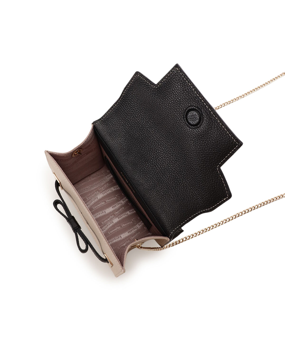 Samantha Thavasa「新バイカラーエムシュシュⅡ ショルダーバッグ 小サイズ」|ショルダー・メッセンジャー|