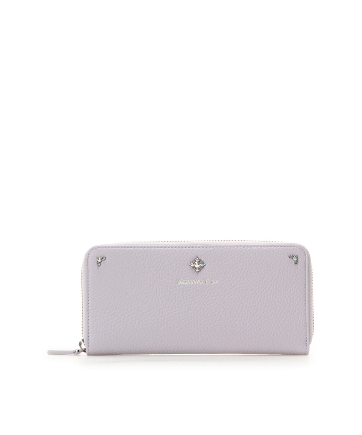  「シンプルビジューラウンド長財布」|財布|