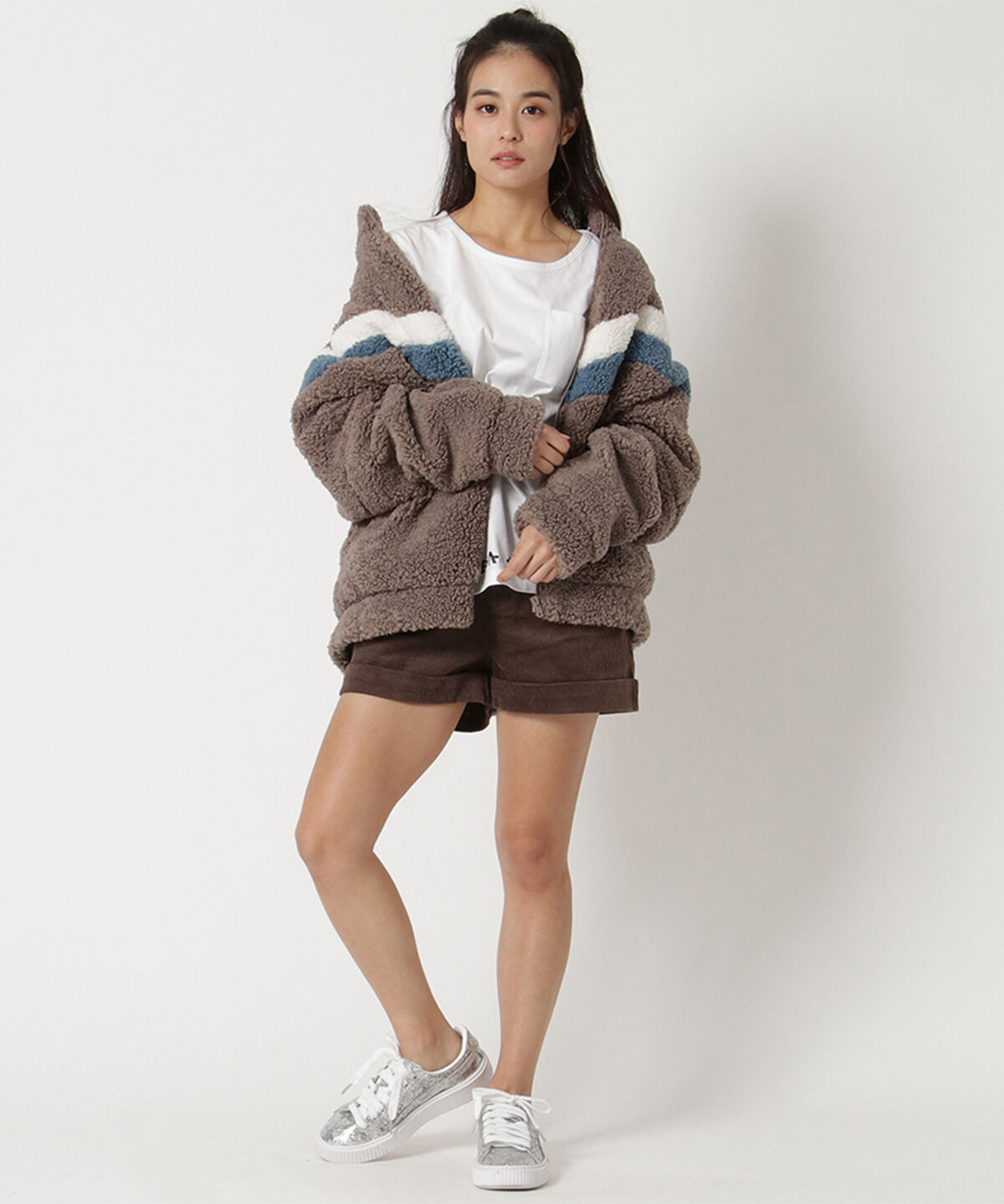  「ショートパンツＭ」|その他|ブラウン