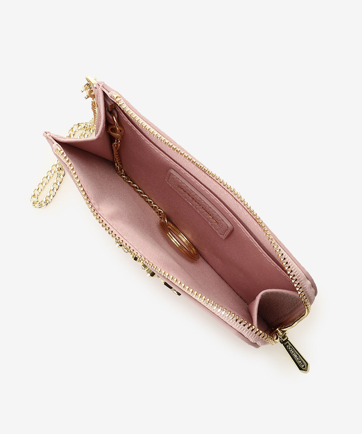 Samantha Vega「チェックビジューフリルマルチケース」|コインケース|