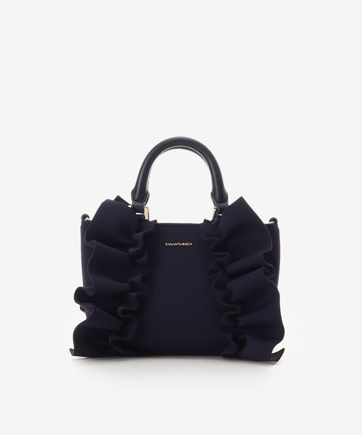 Samantha Vega「シンプルフリルハンドバッグ（ミニ）」|ハンドバッグ|