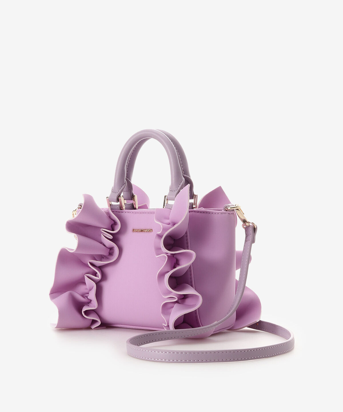 Samantha Vega「シンプルフリルハンドバッグ（ミニ）」|ハンドバッグ|