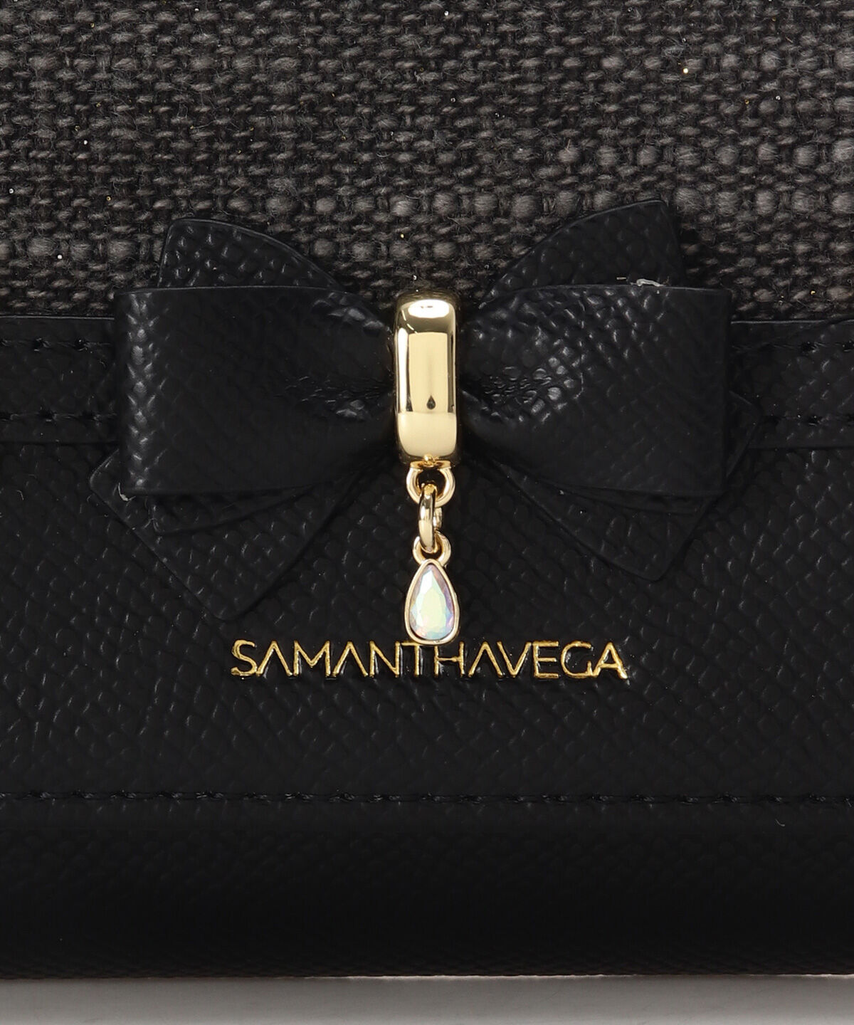 Samantha Vega「バンブーアクセントリボン折財布」|財布|