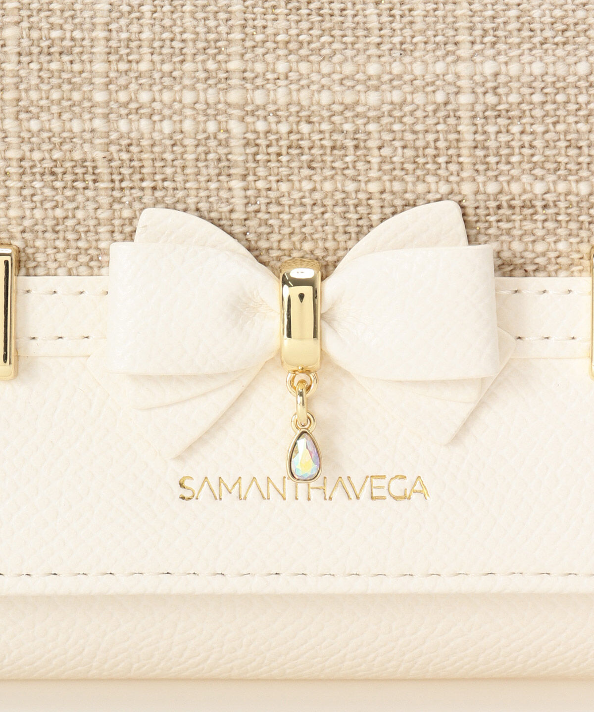 Samantha Vega「バンブーアクセントリボン折財布」|財布|