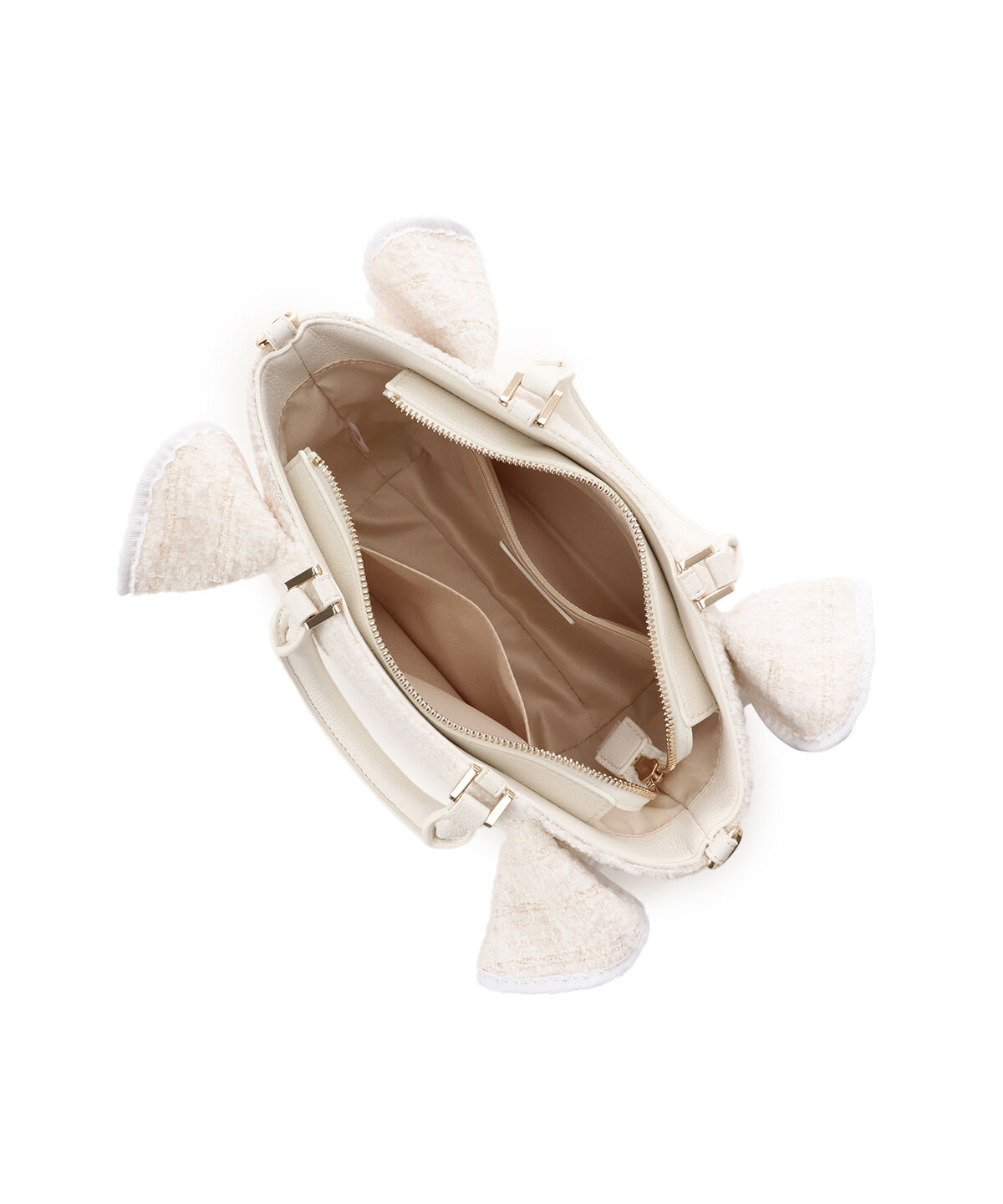 Samantha Vega「ツイードフリルハンドバッグ（小）」|ハンドバッグ|