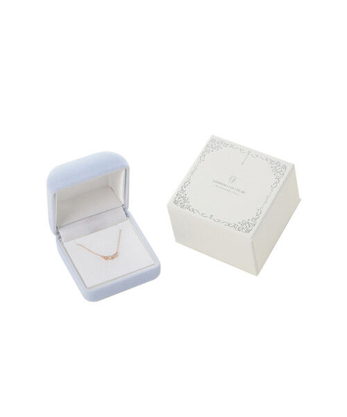 SAMANTHA SILVA「K10 PG 3ストーンネックレス」|ネックレス|