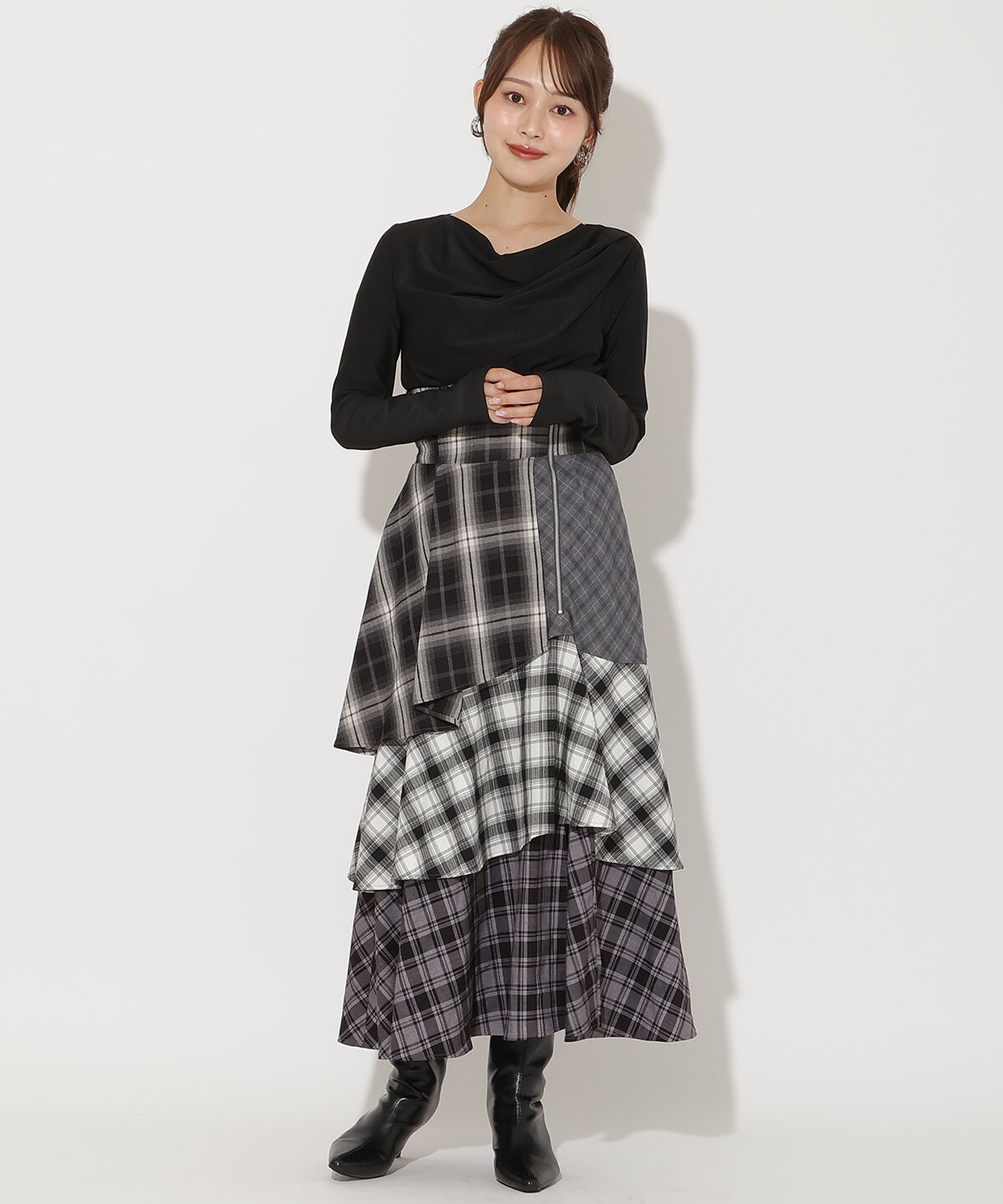 アンドクチュール「ドレープカットソー」|Tシャツ・カットソー|