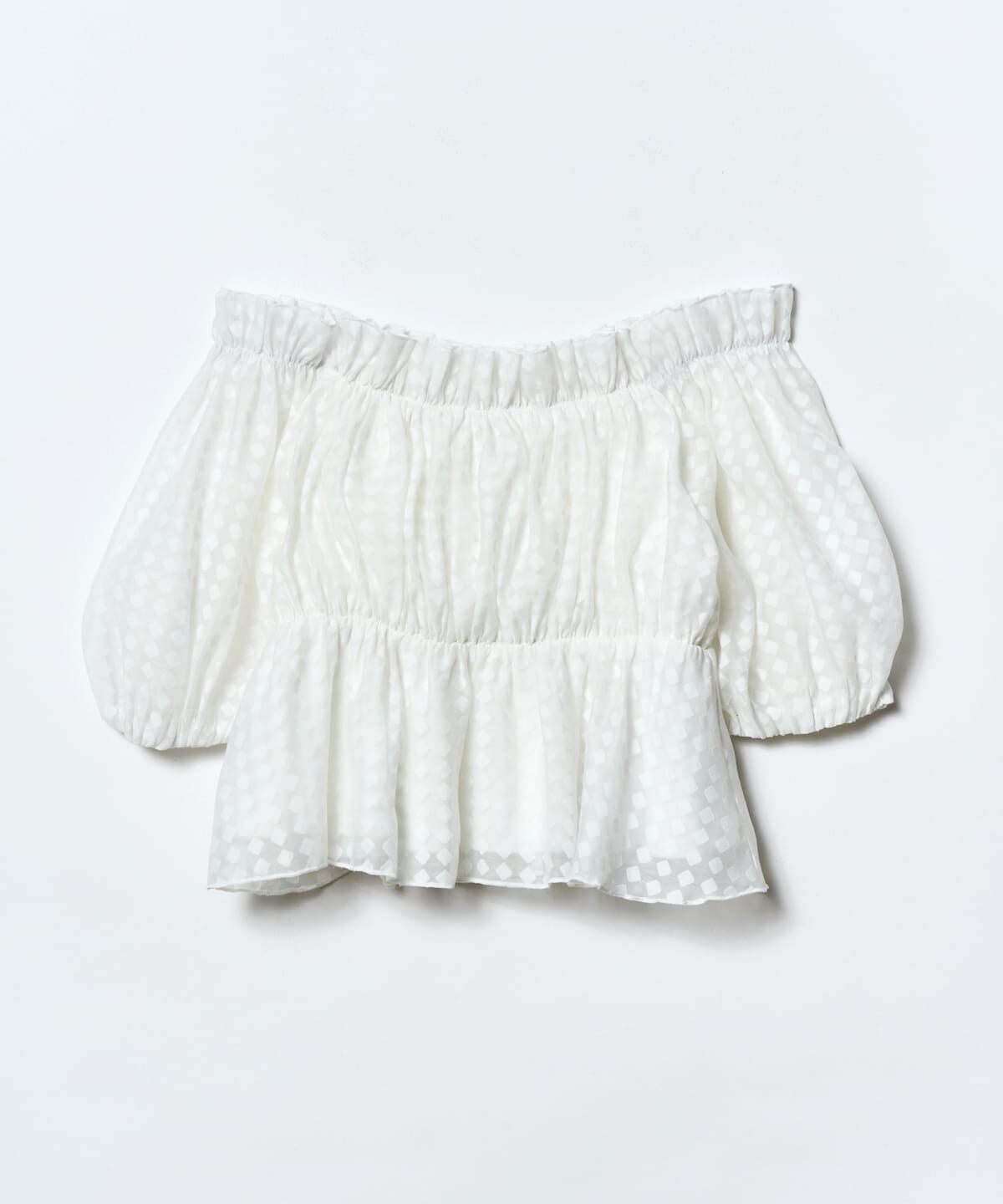 REDYAZEL「シアーギャザートップス」|シャツ・ブラウス|