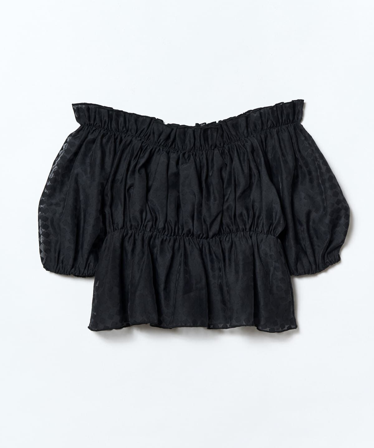 REDYAZEL「シアーギャザートップス」|シャツ・ブラウス|