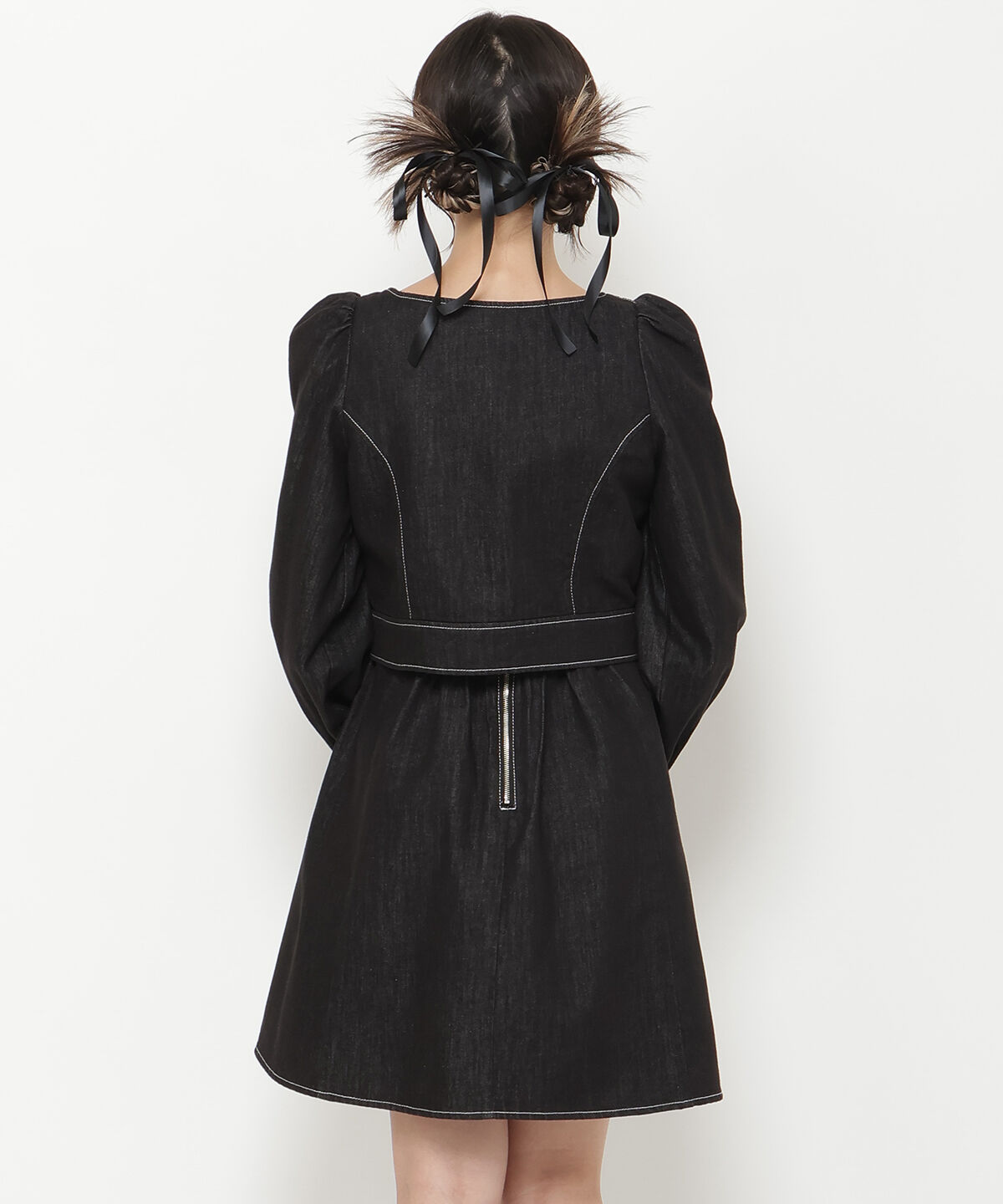 REDYAZEL「デニムジャケット＆ミニワンピセット」|ワンピース|