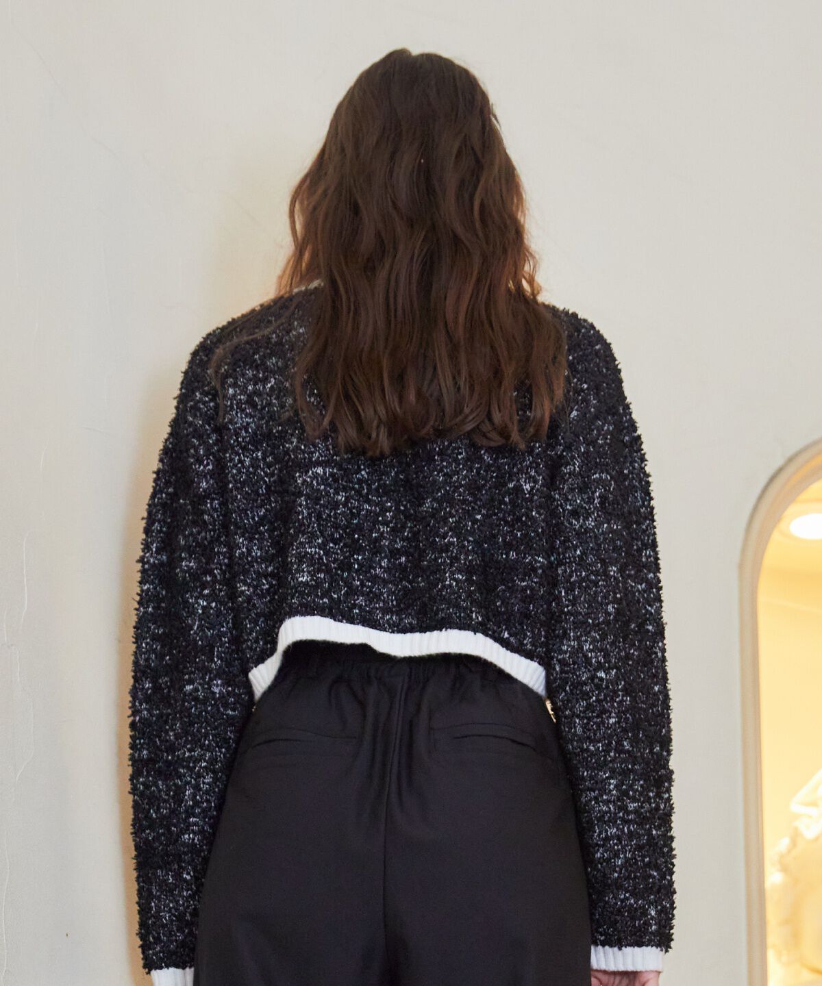 REDYAZEL「ゴールドボタンジャケットカーディガントップス」|カーディガン|