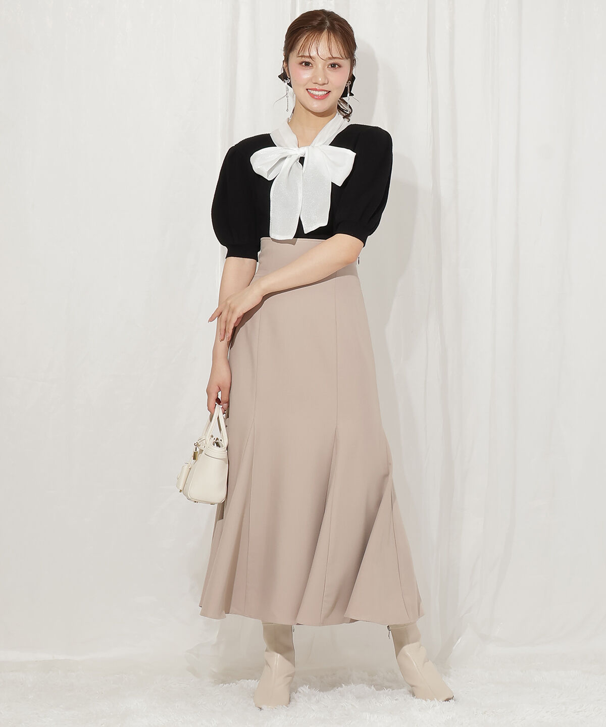 WILLSELECTION「ハイウエストマーメイドスカート」|フレア|