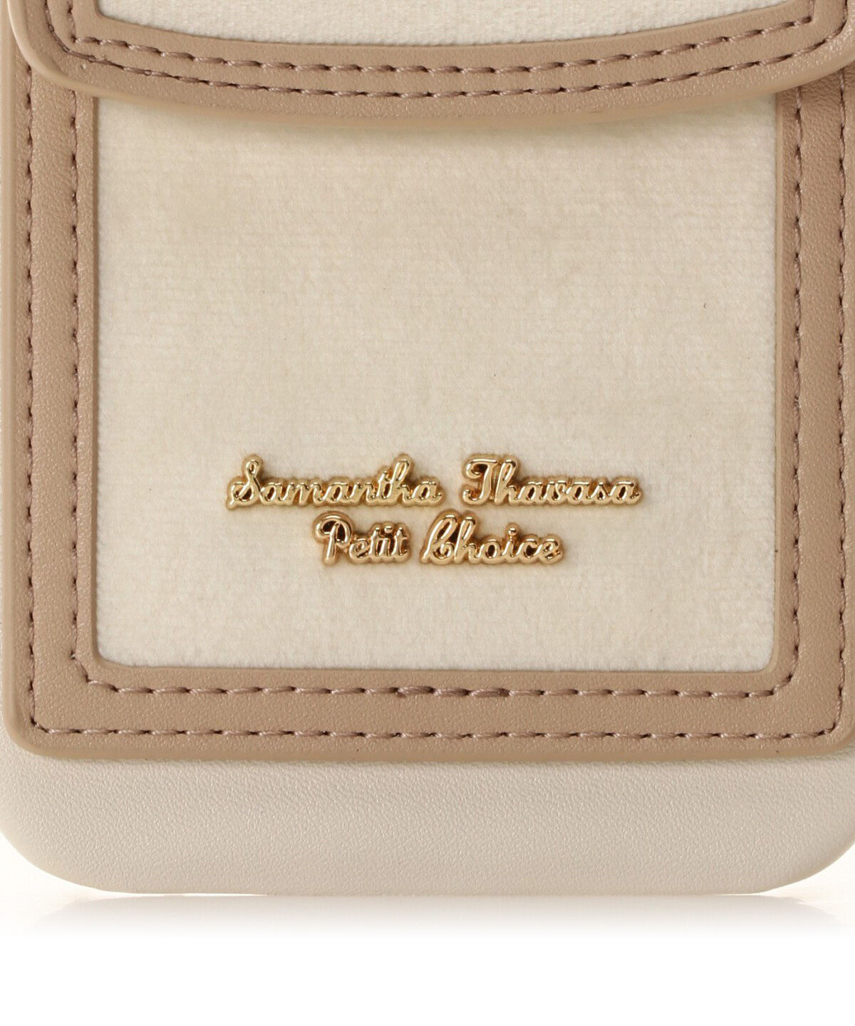 Samantha Thavasa Petit Choice「ベロアポケット付きiPhoneケース13」|モバイルケース|