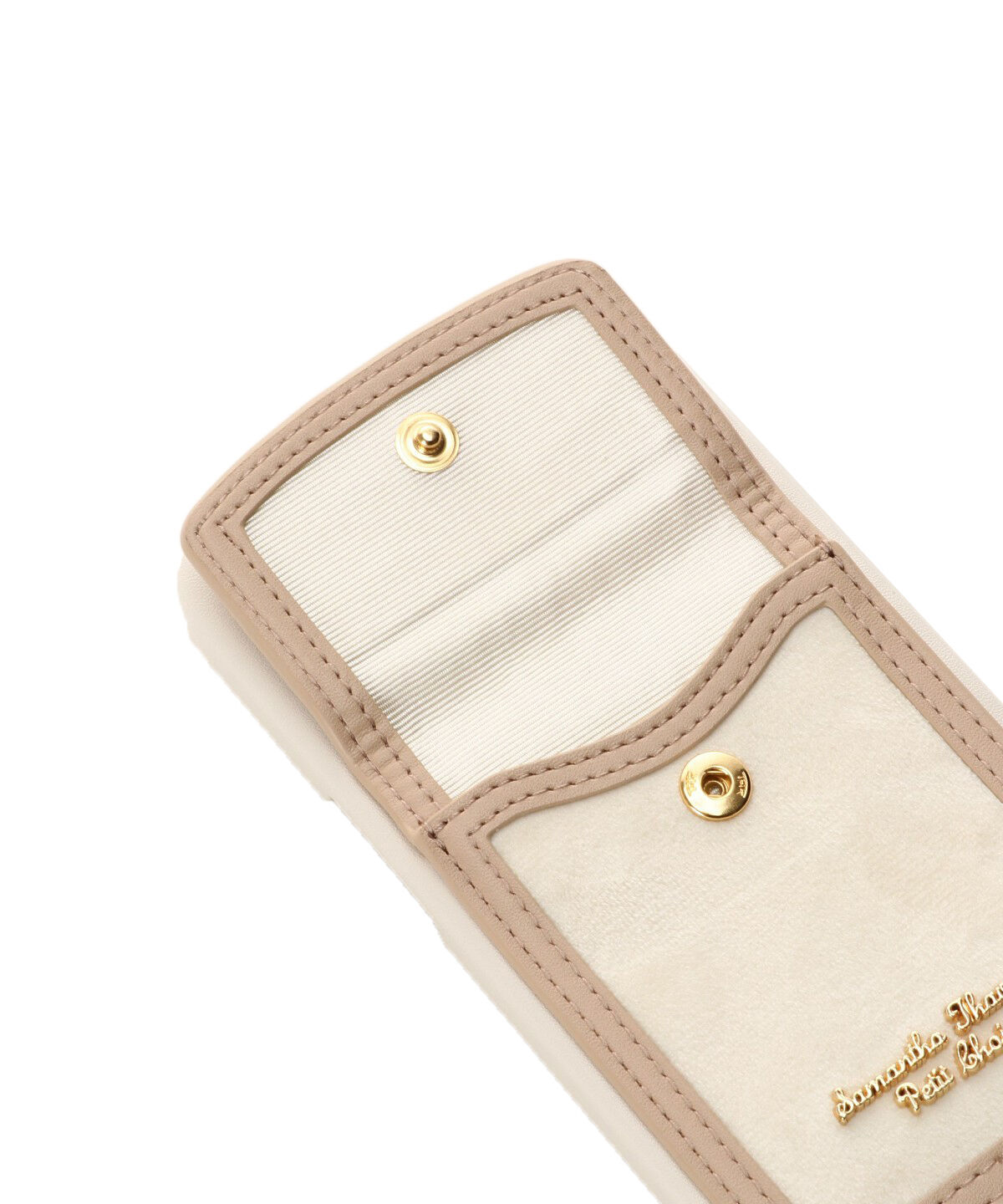 Samantha Thavasa Petit Choice「ベロアポケット付きiPhoneケース13pro」|モバイルケース|