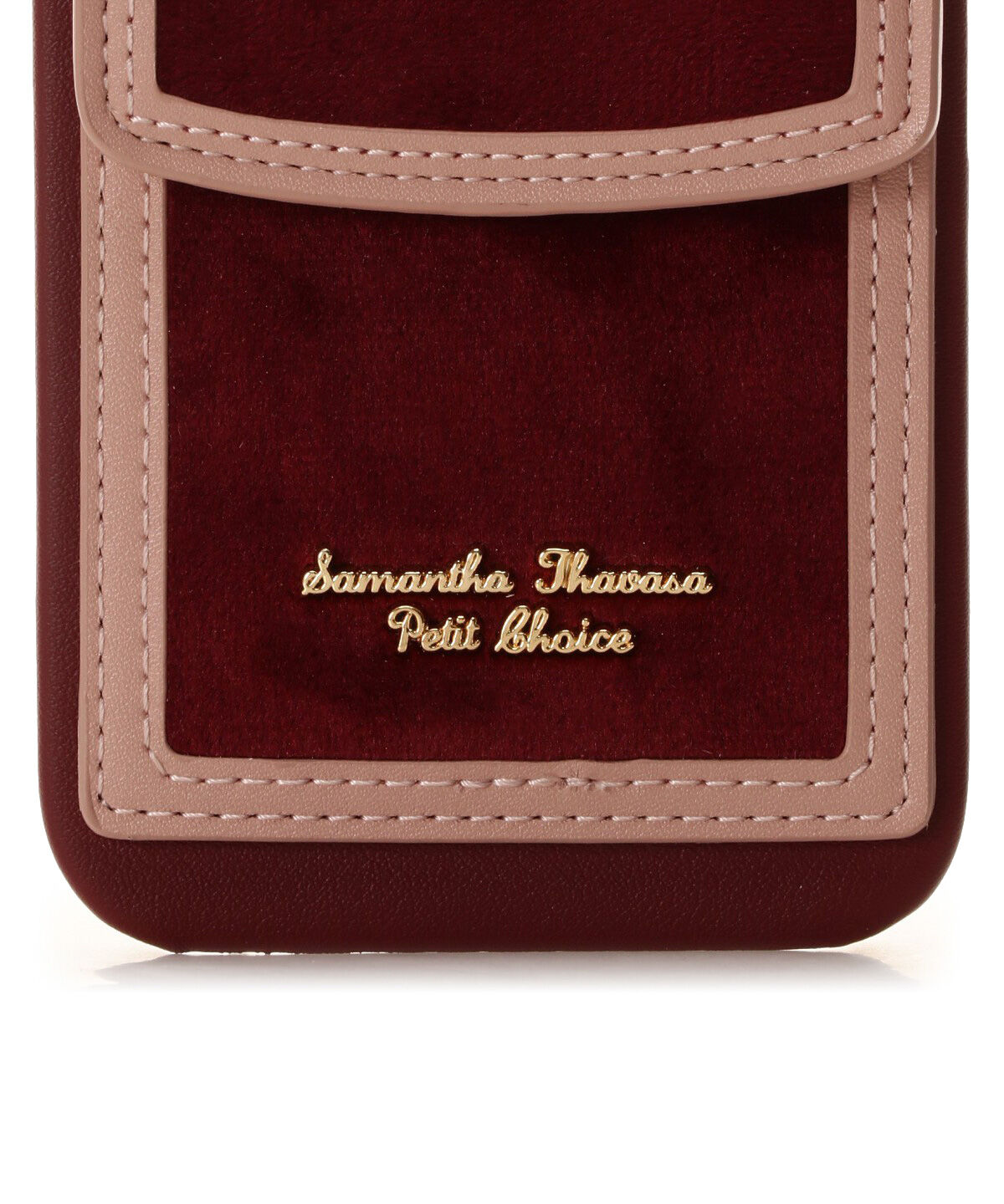 Samantha Thavasa Petit Choice「ベロアポケット付きiPhoneケース13pro」|モバイルケース|